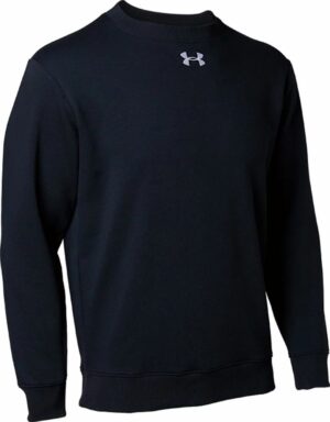 UA TEAM ARMOUR SWEAT CREW (BLACK)